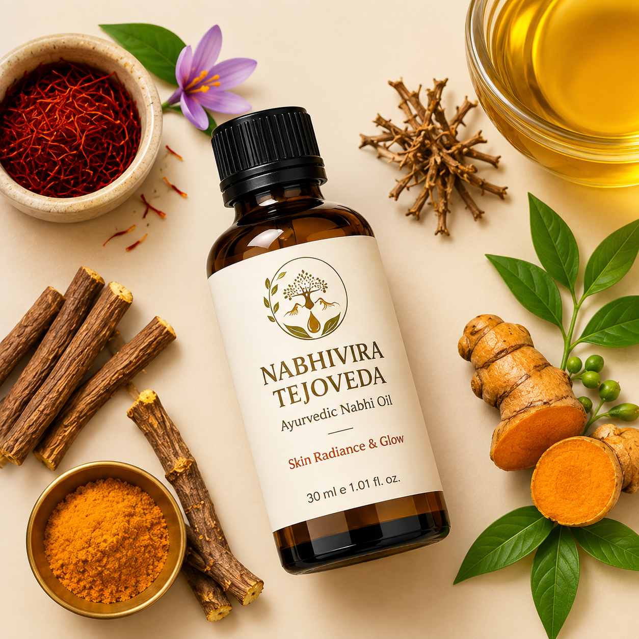 Nabhivra: Tejoveda Nabhi oil
